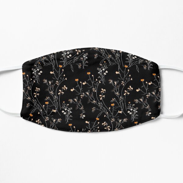 fashion flowers Mascarilla