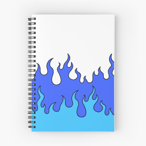Item preview, Two tone blue flame design designed and sold by hanameda.