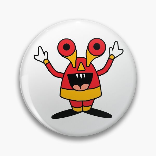 Item preview, Red & Yellow Monster designed and sold by Lisa Vollrath.