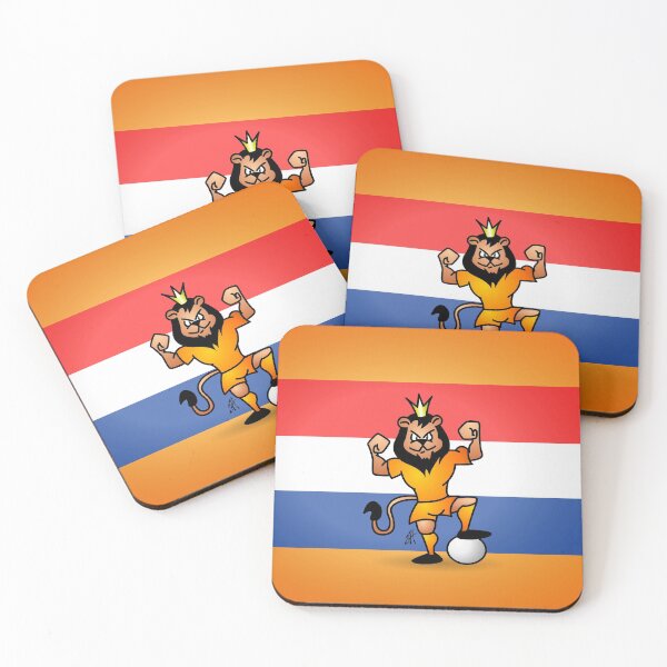 Item preview, Orange lion soccer hero designed and sold by cardvibes.