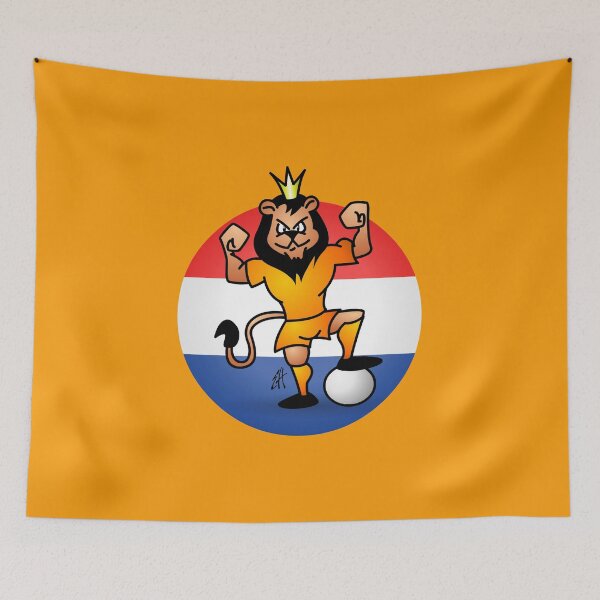 Item preview, Orange lion soccer hero designed and sold by cardvibes.