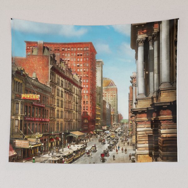 Item preview, City - Chicago IL - Rudolph St 1900 designed and sold by Mike Savad Photography.
