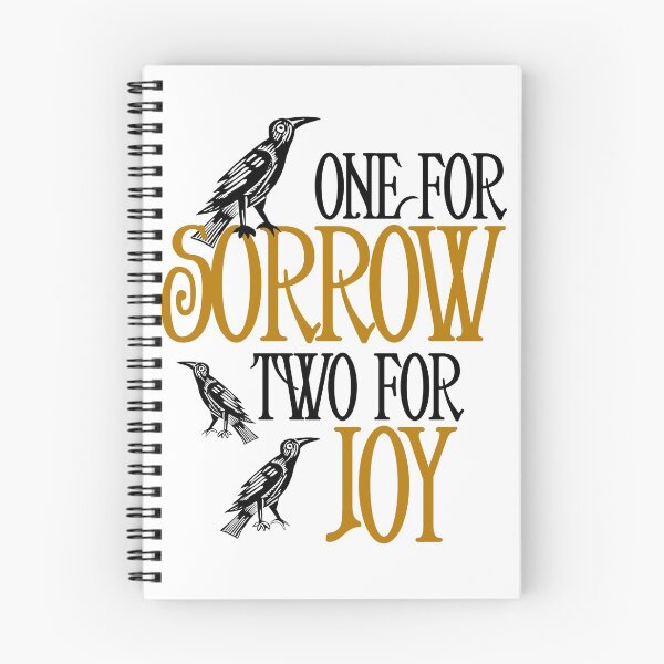 Item preview, One For Sorrow, Two For Joy: Counting Crows Rhyme designed and sold by WhatOdds.