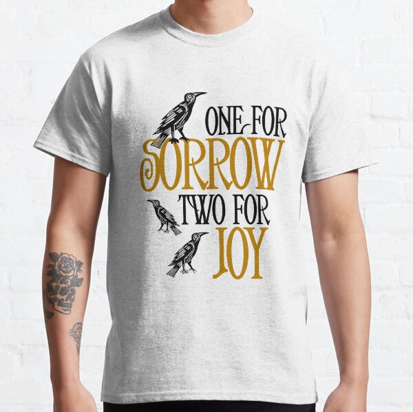 One For Sorrow, Two For Joy: Counting Crows Rhyme Classic T-Shirt