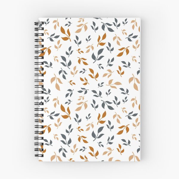 Item preview, Falling Leaves Orange and Blue pattern designed and sold by paperweight-art.
