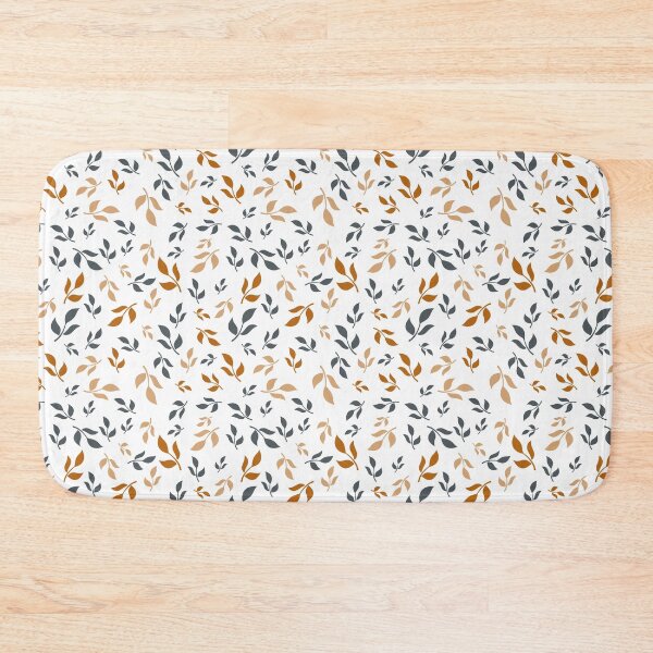 Item preview, Falling Leaves Orange and Blue pattern designed and sold by paperweight-art.
