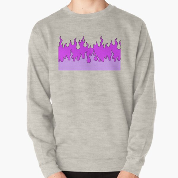 purple flame sweatshirt