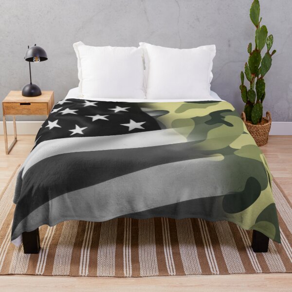 Item preview, US Flag Camo Gray designed and sold by umeimages.