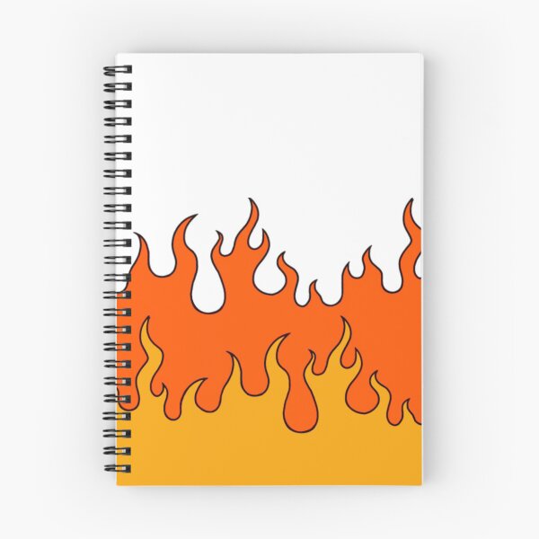 Item preview, Orange flame design designed and sold by hanameda.
