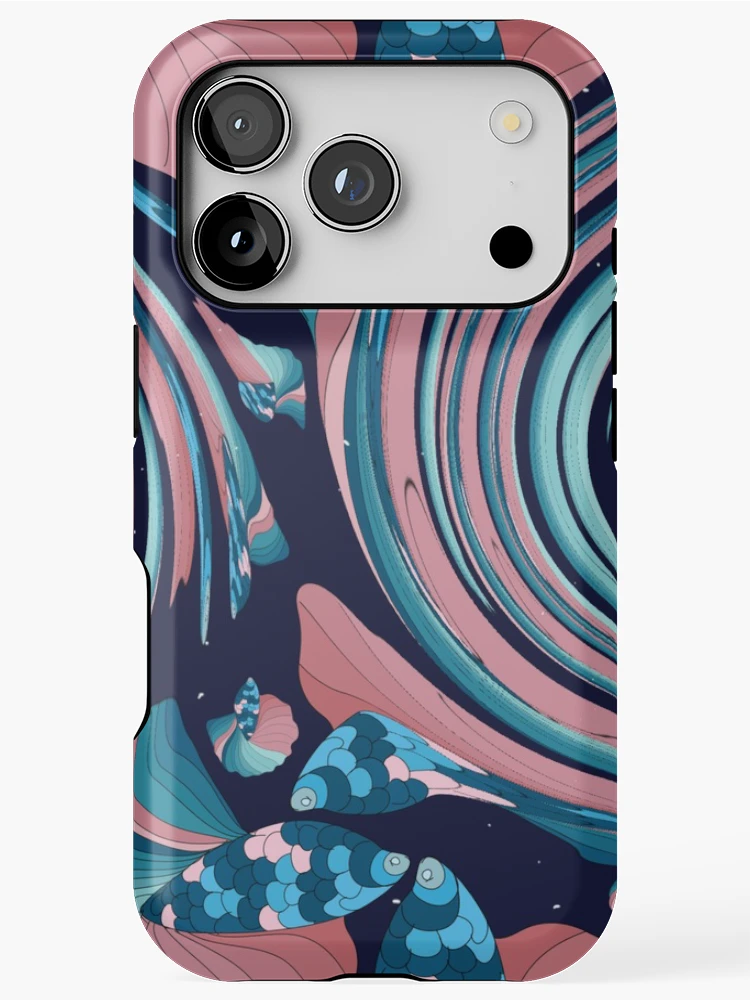 Thumbnail 1 of 4, iPhone Case, Psychedelic print designed and sold by Rococodesigns.