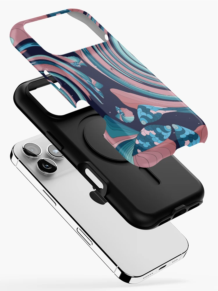 Thumbnail 2 of 4, iPhone Case, Psychedelic print designed and sold by Rococodesigns.
