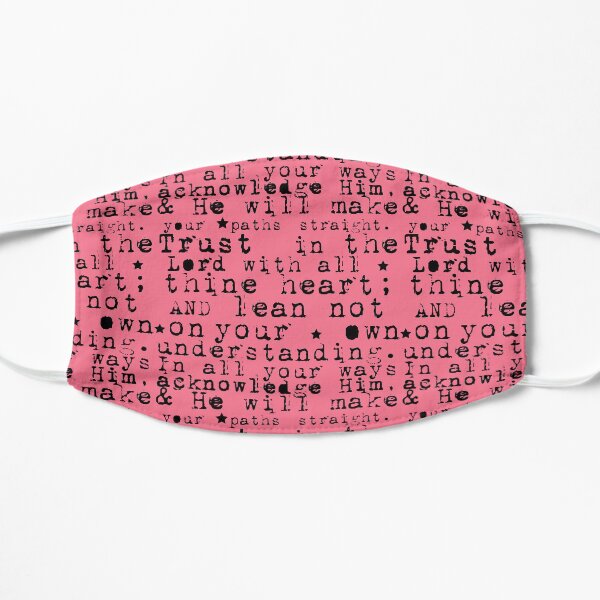 Trust in the Lord (pink) Mask
