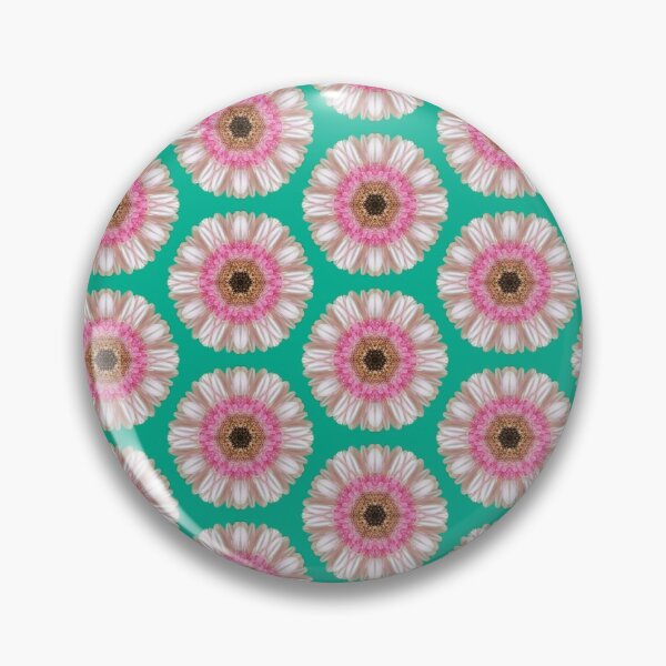 Item preview, Pink gerbera on jade designed and sold by LittleBettyMakes.