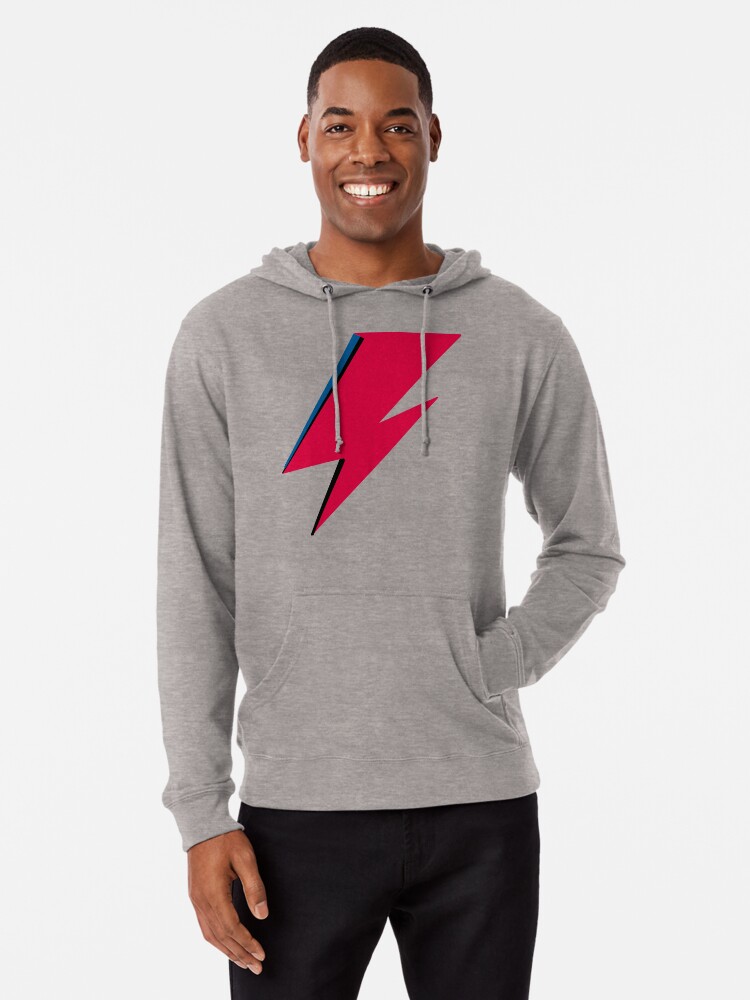 red lightning hoodie