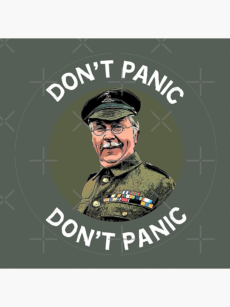 "Don't Panic Lance Corporal Jones t shirt - Funny Classic British t