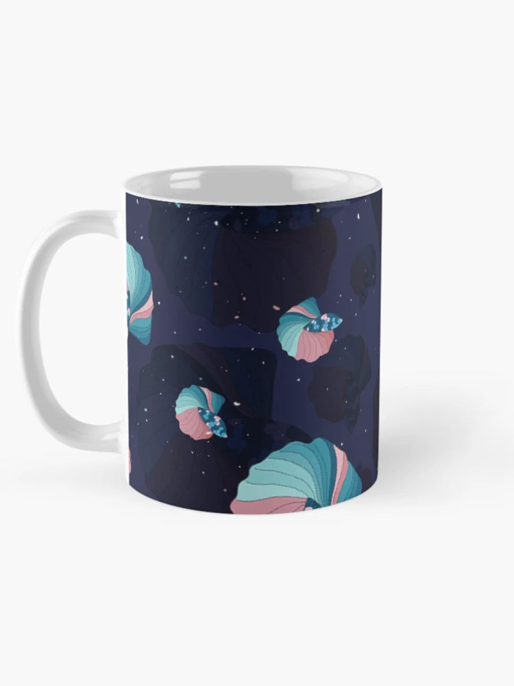 Thumbnail 5 of 6, Coffee Mug, psychedelic print designed and sold by Rococodesigns.