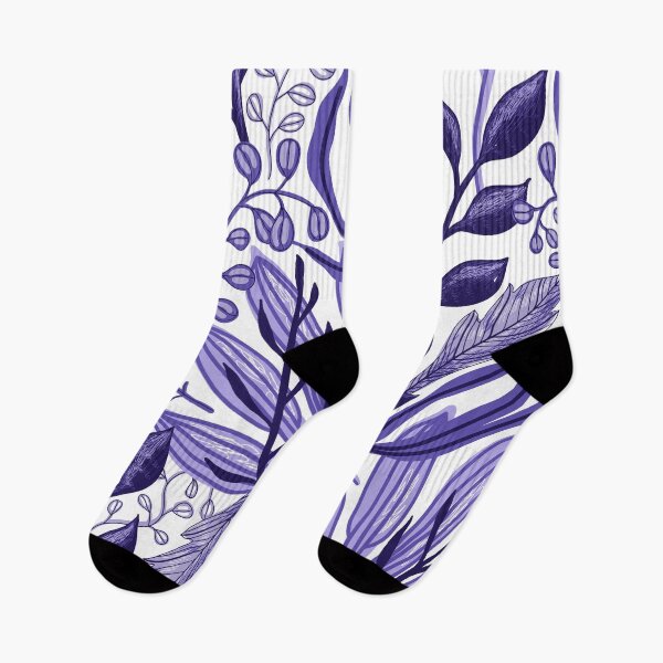 Aperçu de l'œuvre Fleurs pastel bleu marine créée et vendue par Randoprint.