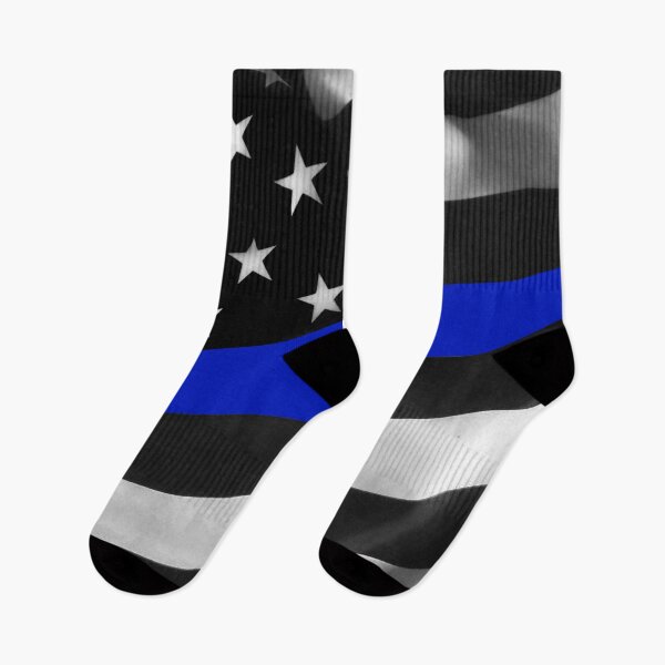 Item preview, Blue Stripe Law Enforcement Flag designed and sold by umeimages.