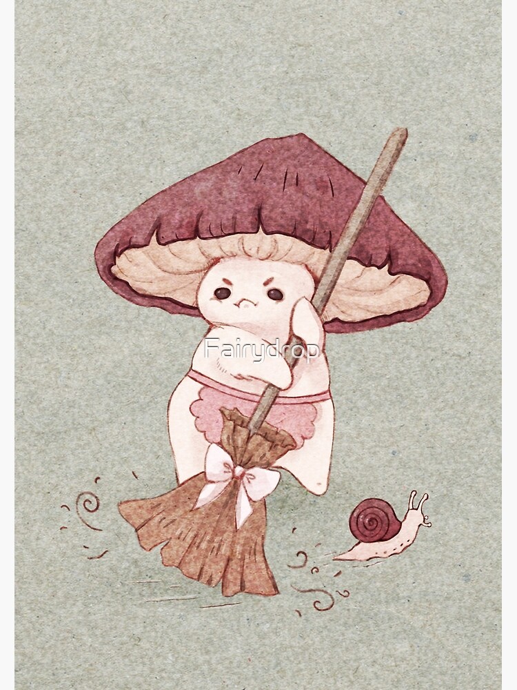 Angy mushroom does not like to clean by Fairydrop