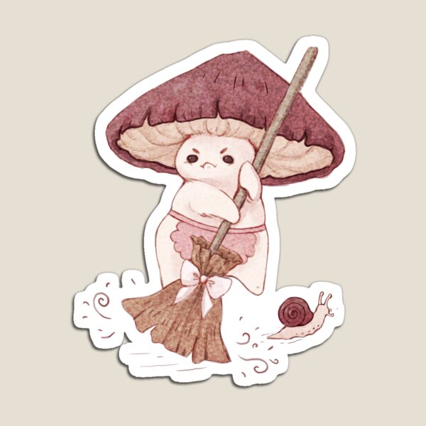 Angy mushroom does not like to clean Magnet