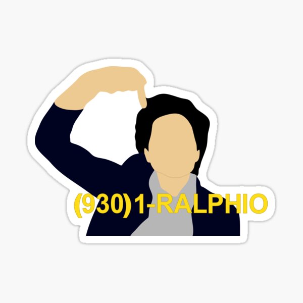 Jean Ralphio Saperstein Parks and Rec Sticker