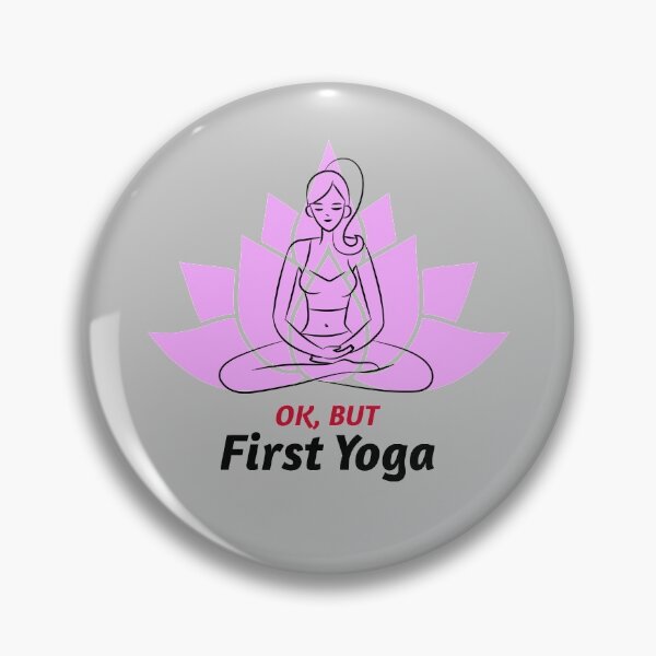 Item preview, Yoga First / Namaste / Yoga Design / Girl Doing Yoga / Meditation / Yoga Lover designed and sold by RedBoyShop.