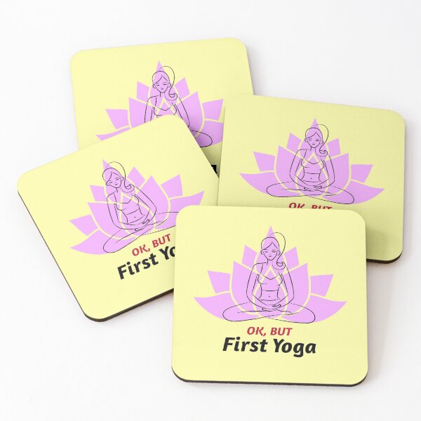Item preview, Yoga First / Namaste / Yoga Design / Girl Doing Yoga / Meditation / Yoga Lover designed and sold by RedBoyShop.
