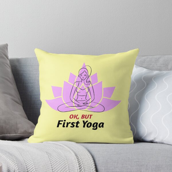 Item preview, Yoga First / Namaste / Yoga Design / Girl Doing Yoga / Meditation / Yoga Lover designed and sold by RedBoyShop.