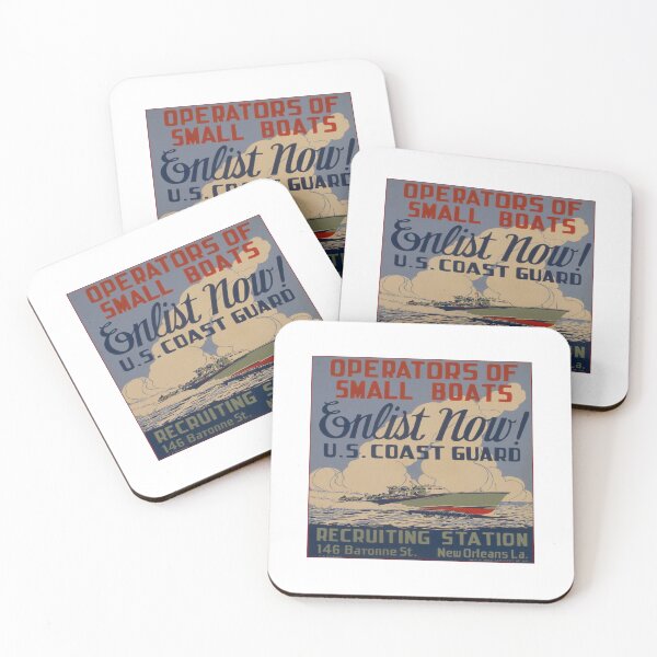 Item preview, Illustrated Coast Guard Poster designed and sold by Slydell1.