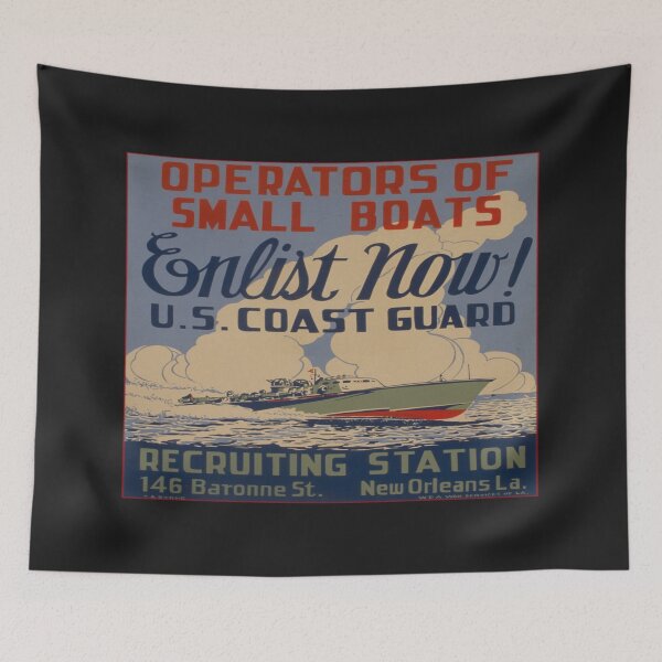 Item preview, Illustrated Coast Guard Poster designed and sold by Slydell1.