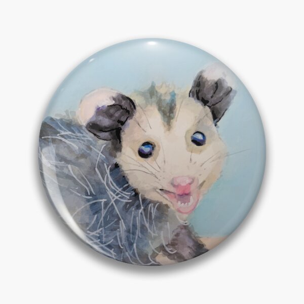 Item preview, Awesome Happy Baby Opossum Watercolor Mixed Media  designed and sold by MariaWorkman.