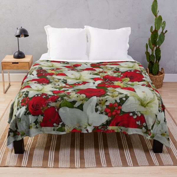 Item preview, Holiday Lillies and Roses designed and sold by CreativeMeaning.