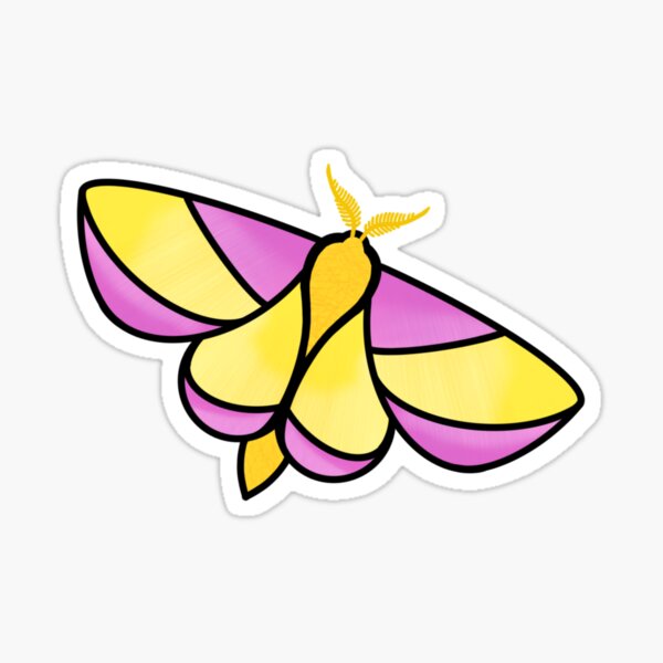 Rosy Maple Moth Waterproof Vinyl Sticker – Botanical Bright - Add a Little  Beauty to Your Everyday