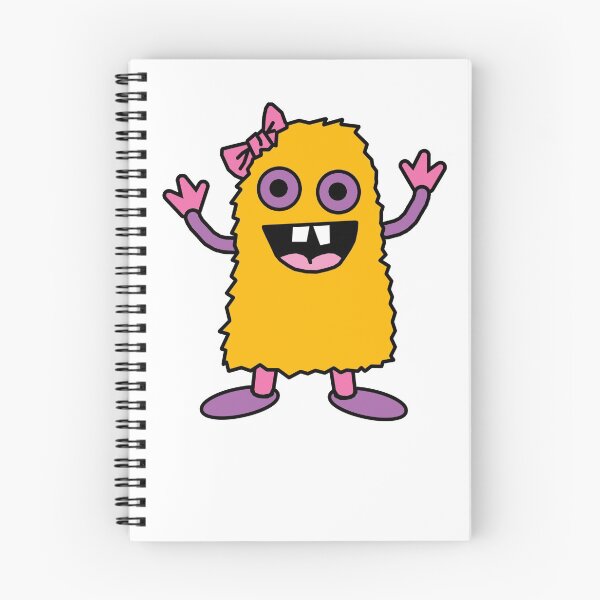 Item preview, Monster With a Pink Bow designed and sold by Lisa Vollrath.