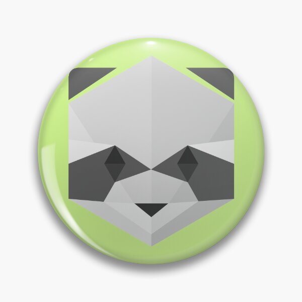 Item preview, Animinimal Raccoon (green) designed and sold by animinimal.