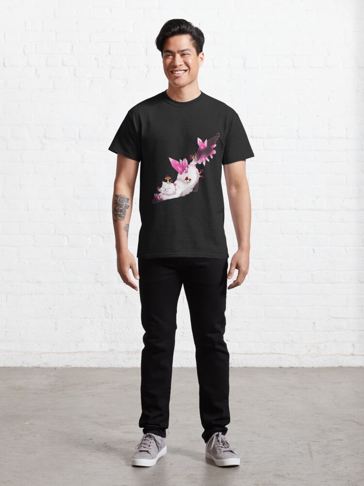 Vista alternativa de Camiseta clásica Gato Cristal