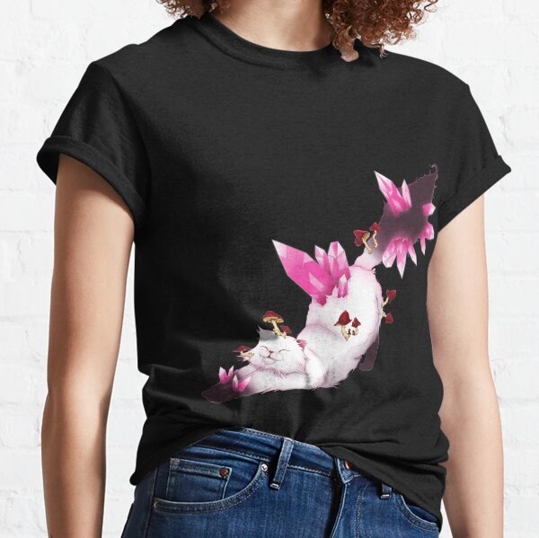 Gato Cristal Camiseta clásica