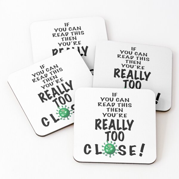 Item preview, If you can read this, then you are really too close! designed and sold by Manikool.