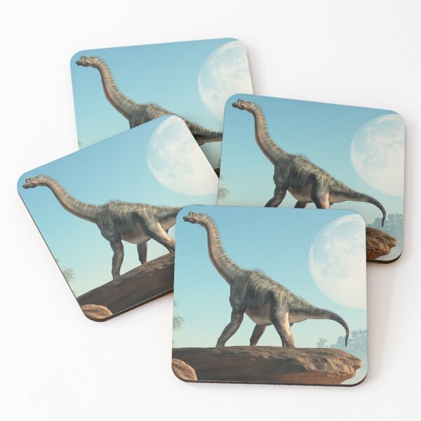 Item preview, Brachiosaurus and the Moon designed and sold by Daniel Eskridge.