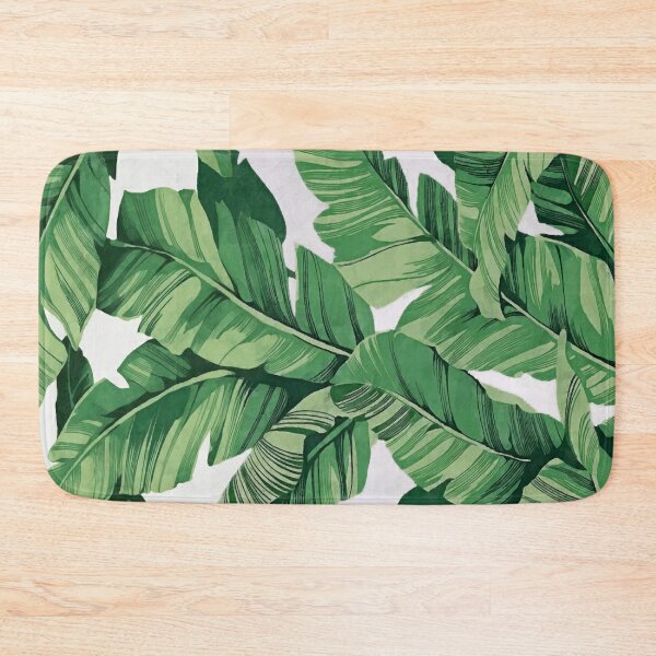 Goodbath Extra Long Bath Mat,Tropical Palm Leaf Non Indonesia