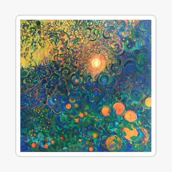 Orange Grove Sticker