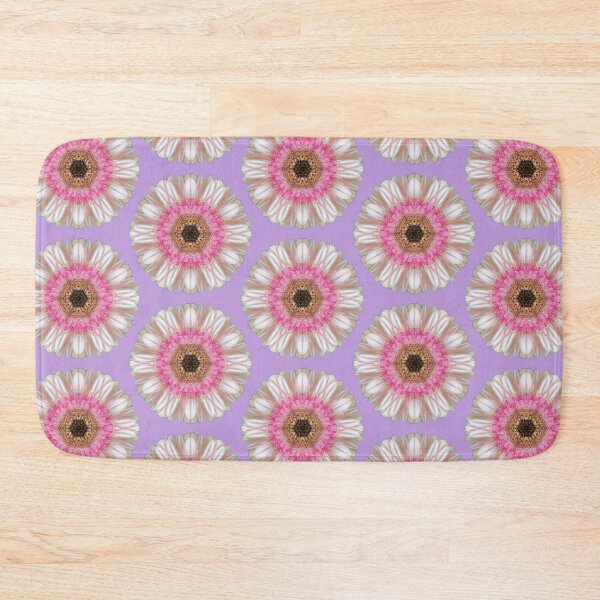 Item preview, Pink gerbera on lilac designed and sold by LittleBettyMakes.