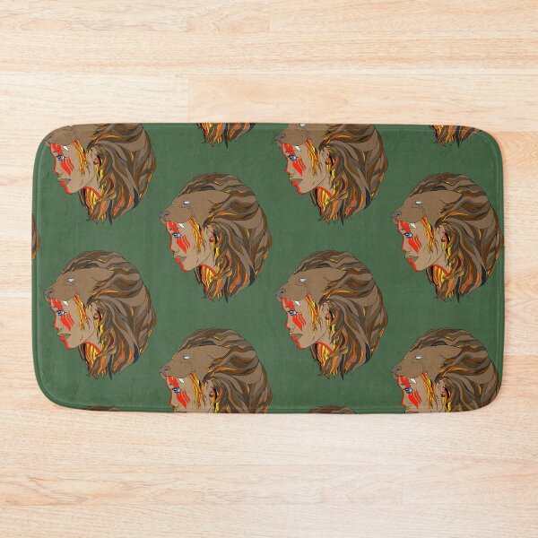 Item preview, Lion Hunter in a Headdress  designed and sold by sarahawillis.