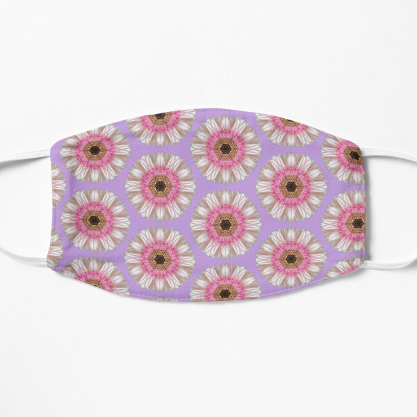 Pink gerbera on lilac Mask