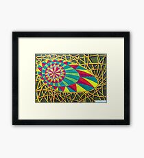 360 - RAINBOW DESIGN - DAVE EDWARDS - COLOURED PENCILS - 2012 Framed Print
