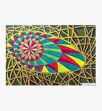 360 - RAINBOW DESIGN - DAVE EDWARDS - COLOURED PENCILS - 2012 Photographic Print