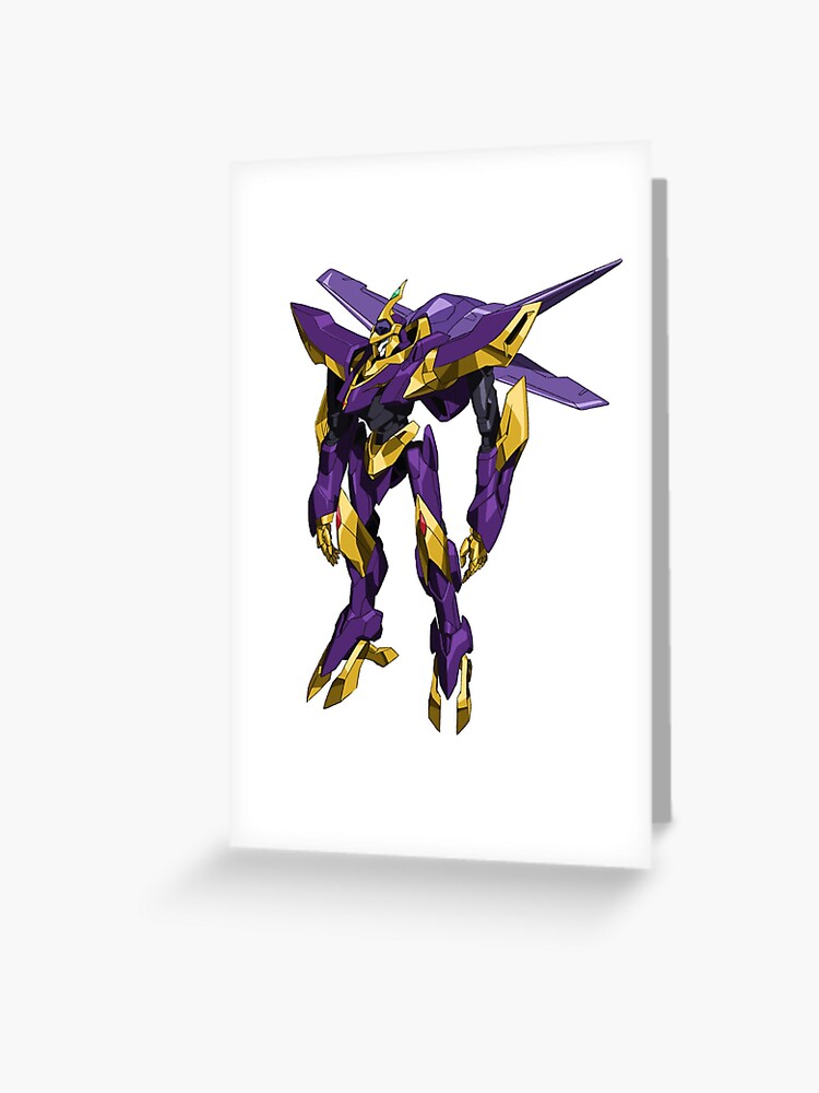 Ichishiki Knightmare Frame Greeting Card By Blablaamy Redbubble