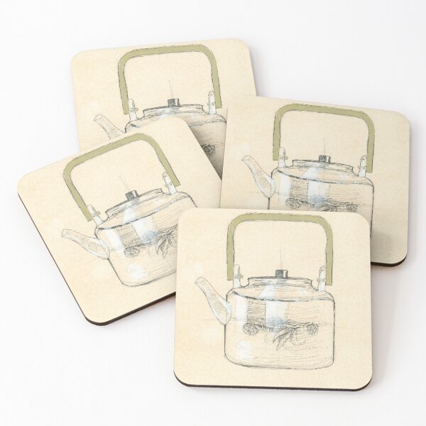 Item preview, Hand draw stylish glass teapot (Graphic arts)  designed and sold by xeniialunina.