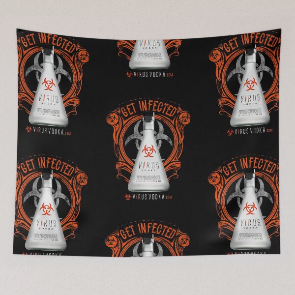 Item preview, The Official Virus Vodka Bottle Graphic designed and sold by crayon33.