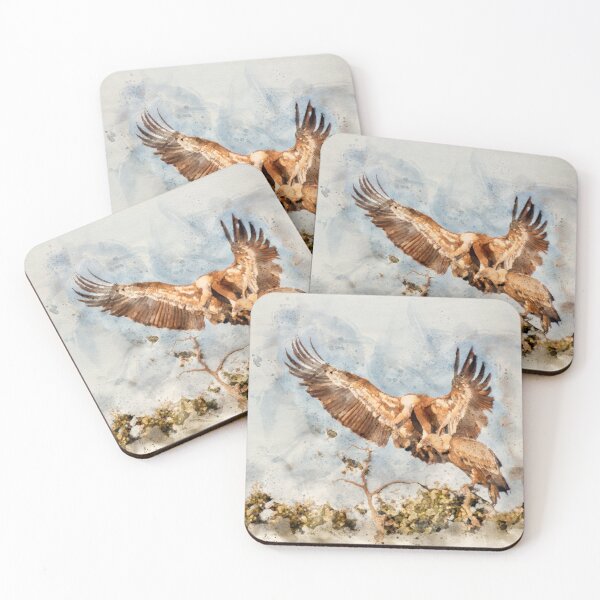 Item preview, Vulture Landing  Watercolor. designed and sold by lugamor.